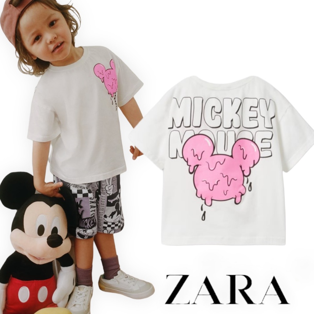 ZARA Kids | White | MICKEY MOUSE © DISNEY T-SHIRT